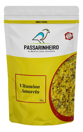 Combo 3 Vitaminas Amarela Canário Passarinheiro 380g