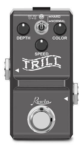 Efeito Analógico Rowin Ln-327 Trill Mini Guitar Tremolo Peda