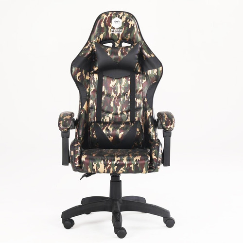 Silla Gamer Kanji Dooku Kj-463t-ca Butaca 180 Camuflada 