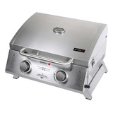 Parrilla A Gas 2 Quemadores Pgm-2qin Sindelen-acero Inox