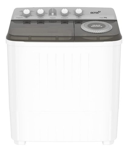 Lavadora Semiautomática De Doble Tina Acros Ald1645je Blanca 16kg 110 v - 127 v