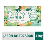 Jabon De Tocador En Barra Fragancias Campos Verdes 120g