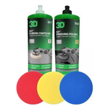 Kit 3d  Aat  32oz Pulido Profesional + Pads5  - 3d