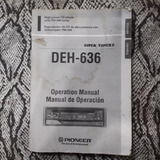 Manual Inglês Espanhol Do Radio Deh-636 Pioneer