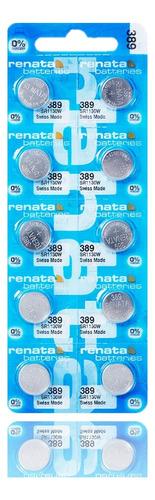 10 Pilas 389 Sr1130sw Ag10 Renata Oxido Plata Reloj Suiza