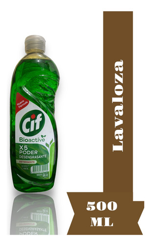 Lavaloza Cif Bio Active Lima 500 Ml