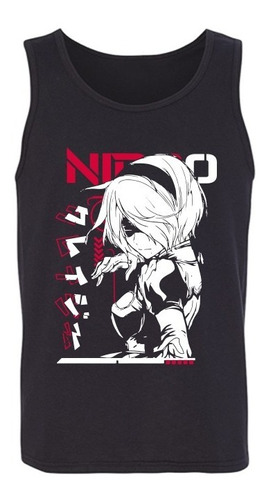 Playera Anime Nier Automata 2b Sin Mangas A2416 