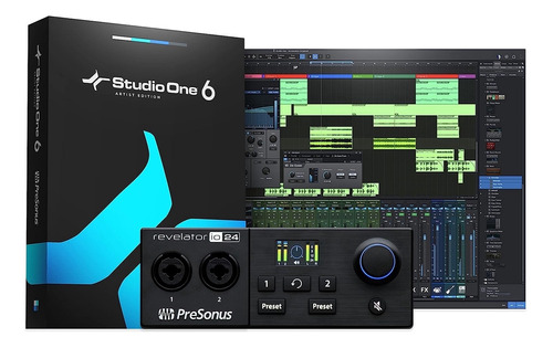 Interfaz De Audio Presonus Revelator Io24 Usb-c Con Mezclado