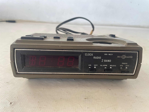 Clock Rádio 2 Band Motoradio Rr M21 Para Restauro