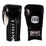 Guantes De Box Cleto Reyes Agujeta Piel Rojo Negro 18oz