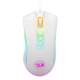 Mouse Gamer Redragon Cobra Fps Rgb M711w-fps Lunar White