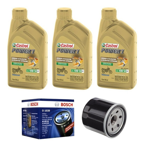 Kit De Mantencion Fullsintetico Yamaha R3/r3a/mt03/xj6/r6/r1