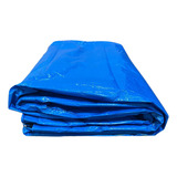 Lona Azul Cobertura 4x5 180 Micras Capa Pra Piscina Barraca