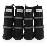 Botas Impermeables Para Perros (xs) Con Tiras Reflectantes P