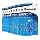 30 Pilhas Baterias Aparelho Auditivo Pr675/ Pr44 Panasonic