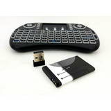 Teclado Inalambrico Led + Bateria. Tv Ps Android Tvbox