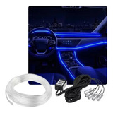 Fita Led Neon Rgb Luz Interna Painel Carro Premium Aplicativ