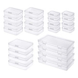 24 Cajas Rectangulares Organizadores De Plastico - Surtido