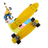 Mini Patineta Estilo Tabla Skate Colores Skateboard