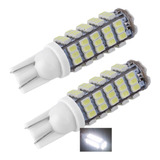 Kit 2 Lampada T10 68 Led W5w Branco Super Pingo +forte 12v