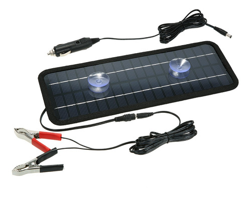 12v 4.5w Portátil Panel Solar Energía Coche Barco Batería