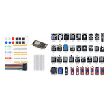 Kit Ultra Esp32 Usb C +40 Accesorios Robótica Estudiantes