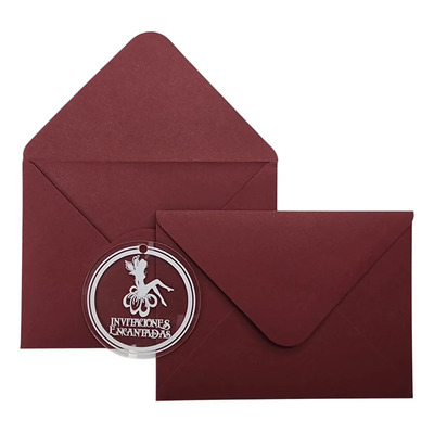 50 Sobres Mini Tarjetas Invitaciones Dinero Colores 11x8cm Color Vino - 100g - 8x11cm | MercadoLibre