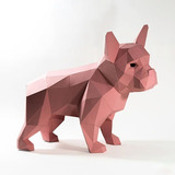 Bulldog Frances- French Dog Paper Craft Papercraft Papel Pdf