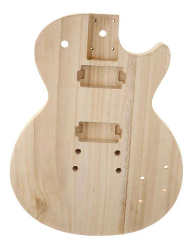 Guitarra Sin Terminar Cuerpo De Madera En Blanco Encaja Para