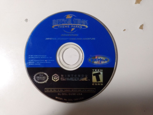 Universal Studios Theme Parks Adventure Nintendo Gamecube