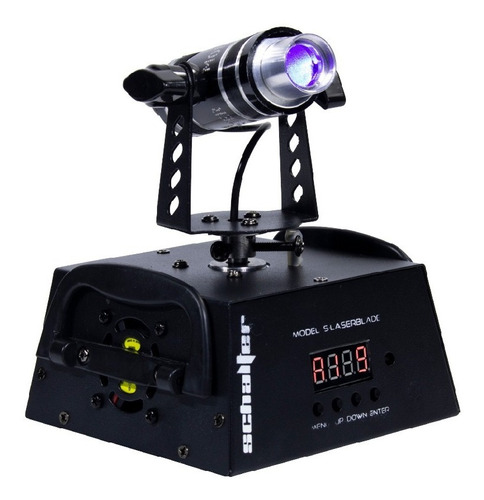 Laser Azul Rotatorio Luces Disco Ray Dmx 300mw Con Dmx Msi