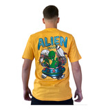 Remera Oversize(mom) Algodon Alien N