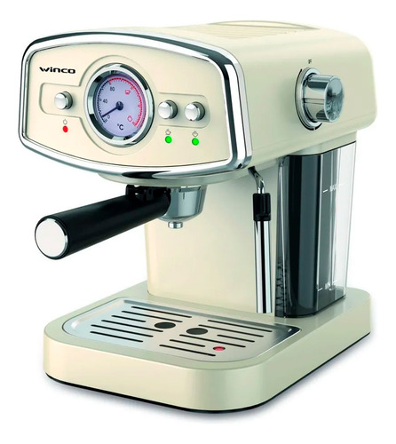 Cafetera Express Winco 1050w 19 Bar Capsulas Espuma W1921n 