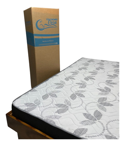 Colchon Individual Hule Espuma Alta Densidad Firme En Caja