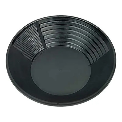 15 Pulgadas De Oro Panning Basin Nugget Sluging Pan Con Color Negro | MercadoLibre
