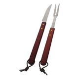 Set Asador Parrillero Cuchillo Tenedor Trinche Largo Asado