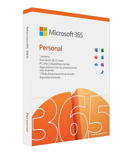 Licencia Office 365 Personal - 12 Meses