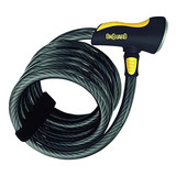 Candado De Cable Con Bobina De Llave Onguard Doberman (negro