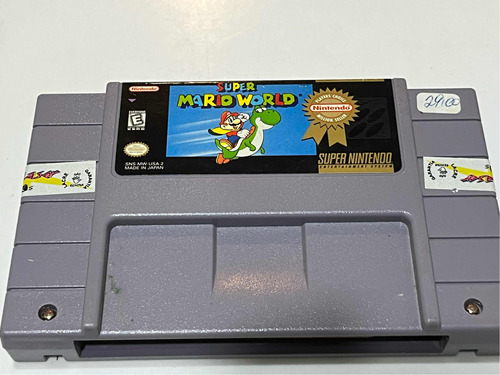 Snes Juego Super Mario World Eeuu Original Sup Nintendo