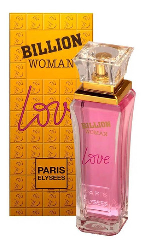 Perfume Billion Woman Love Feminino Paris Elysees 100ml