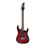 Guitarra Electrica Ibanez Grx70qa Gio Red Burst Serie Gio