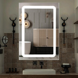 Espejo Para Baño Led Touch De Pared 3 Temperaturas De Luz