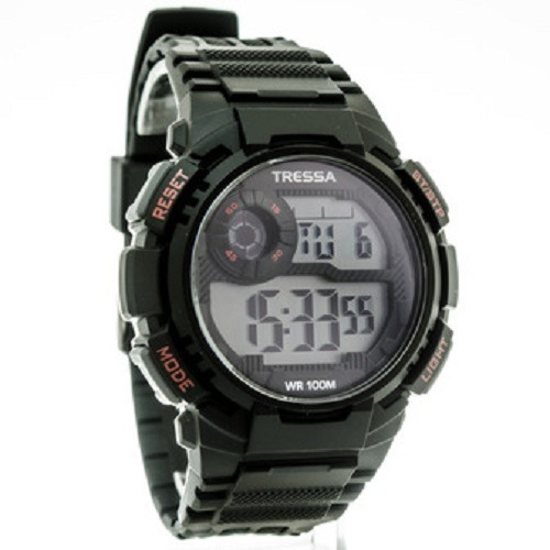 Reloj Tressa Ricky Negro Wr100m Luz Crono Watchcenter