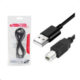 Kit 5 Cabo De Impressora Usb 2.0 Universal P/ Epson Hp-1,5m