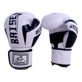 Guantes De Boxeo Strap Velcro Blancos Adultos Kick Boxing