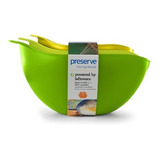 Preserve Nested Mixing Bowl Set Kitchen Supplies, Three, Gre
