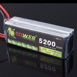 Lion Power 4s Lipo Battery 14.8v 5200mah 30c Rc Plug Xt60