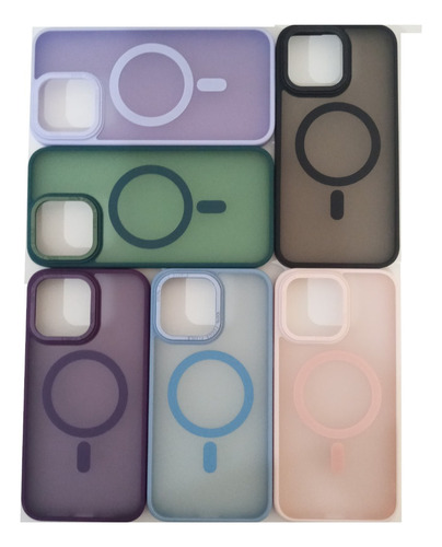 Capa Magsafe  Slim Fosca + Pel 3d Para iPhone 13  Pro E Max
