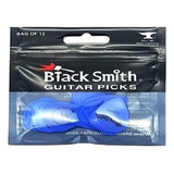 Puas Para Guitarra Blacksmith 1.00 * 12 Unidades Standard Color Azul