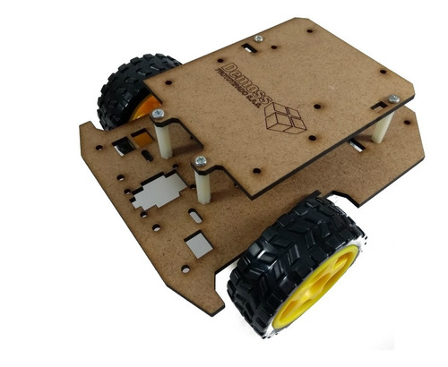 Kit Carro Robot Chasis Seguidor De Linea Arduino Dos Niveles